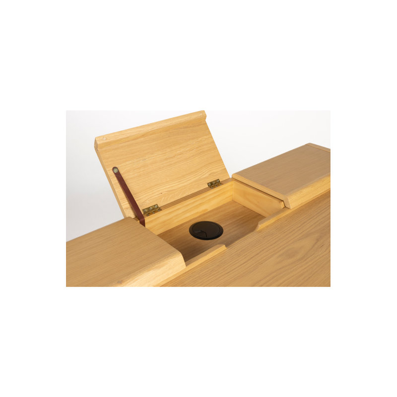 Desk Solid Wood Writing Desk, Natural
