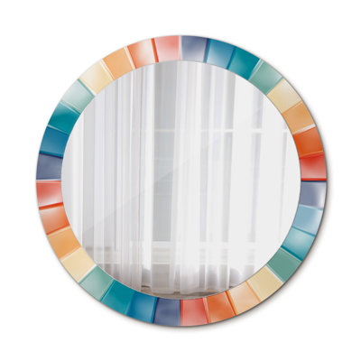 Huldar Glass Flat Wall Mirror