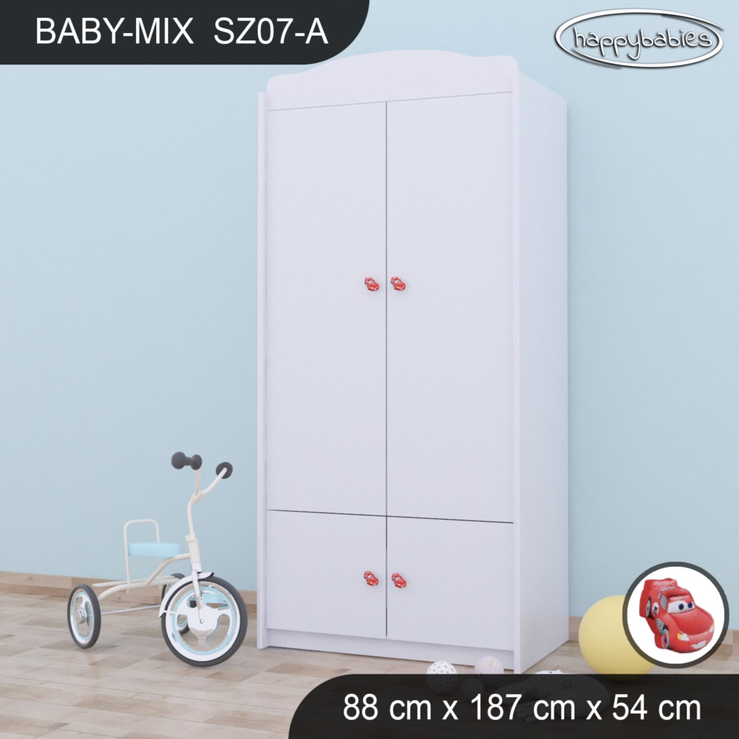 Baby 4 Door Wardrobe
