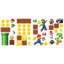 Décalcomanie murale super mario 45 pièces Nintendo