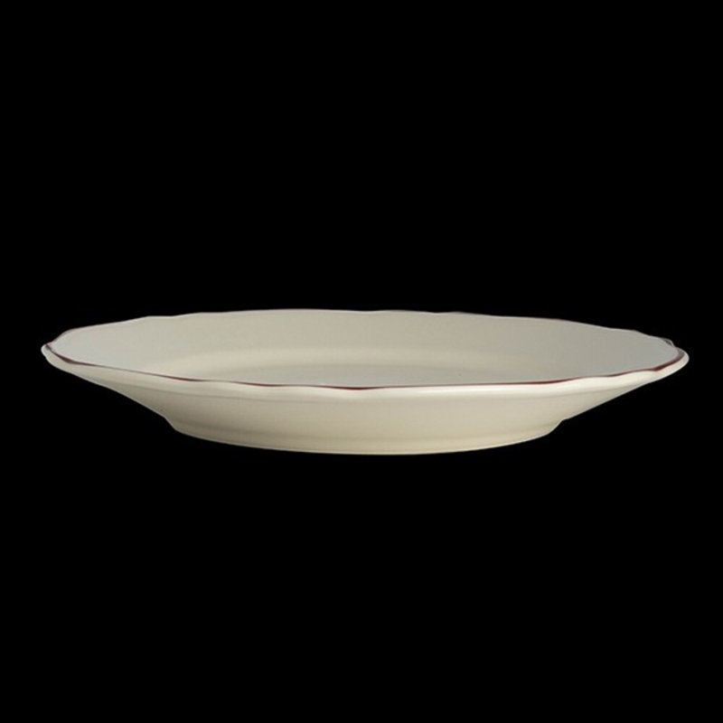 Plate In Styleline Maroon