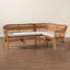 Banc en osier Charlles