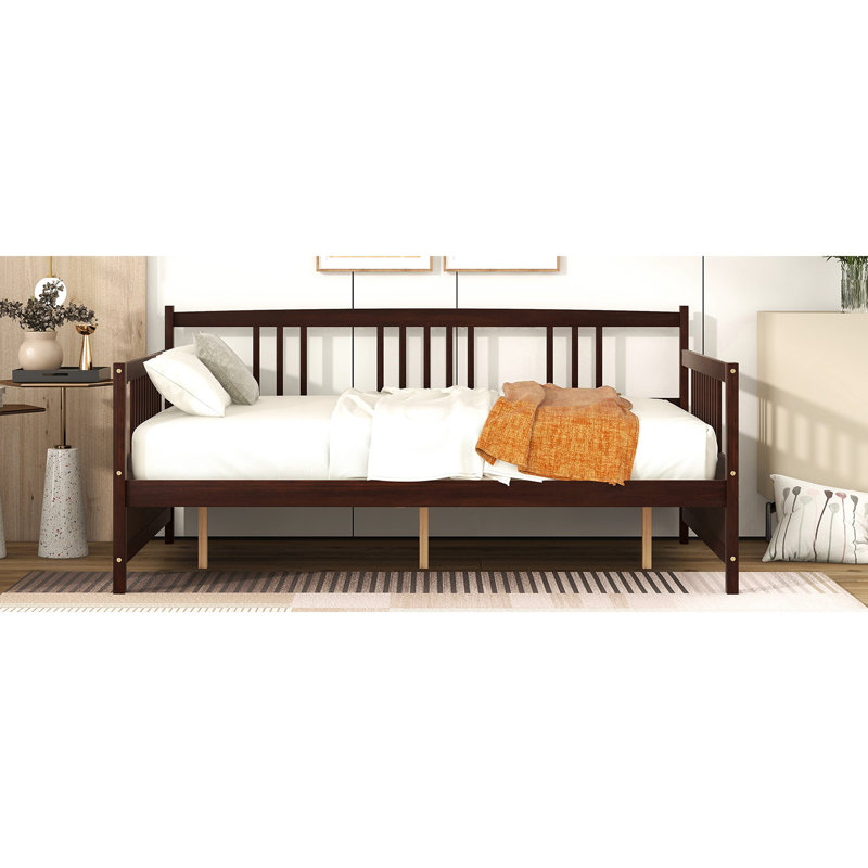 Full Size Daybed - And Fashionable For Bedroom Living Room, Dual-purpose Bed/ With Finish Solid Frame, Multi-functional & Area, Storage