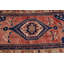 Tapis turc Anatolian rétro tissé à la main en bleu pour les espaces de salon et de salon