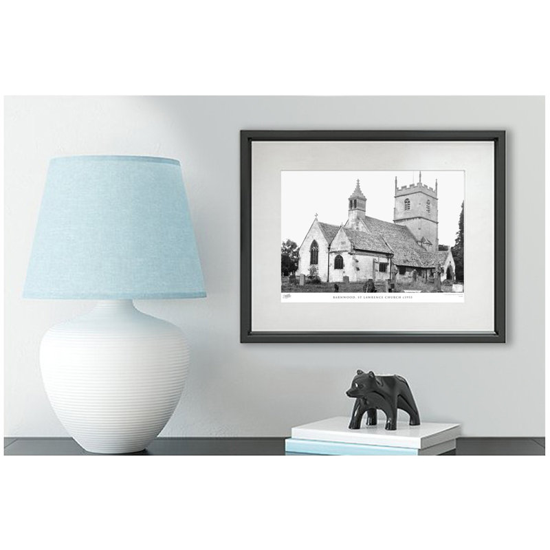 Barnwood, St Lawrence Church C1955 by Francis Frith - Single Picture Frame Print, 60cm H x 80cm W x 2.3cm D