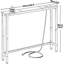 Console étroite de 39,4 pouces avec prises de courant, canapé mince de 5,9 pouces avec rangement, table d'appoint Skinny Derrière pour le vestibule, couloir, petits espaces, noir