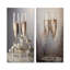 Champagne Flute Fantasies - Champagne, ensemble de 2 décorations murales-422290823-422290820