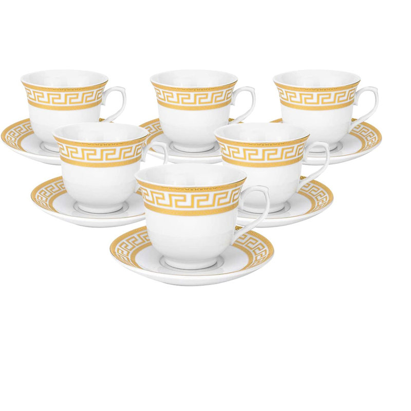 Kimberwood Porcelain Espresso Cup, Gold