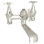 Deco™ Exposed Triple Handle Deck Mounted Clawfoot Tub Faucet