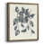 Toile avec cadre noyer