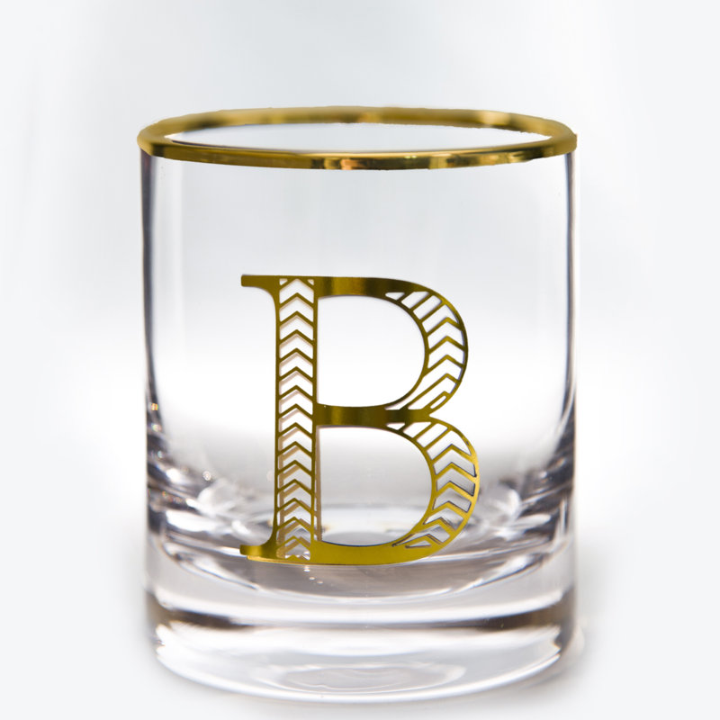 Verre à fromages 11 oz. polygramme ddl, B