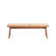 Banc sans dossier Relaxed Elegance, 51 po de largeur, idéal pour les loisirs en plein air pendant 23 ans, poids de 23 lb, profondeur 14, convenant aux loisirs