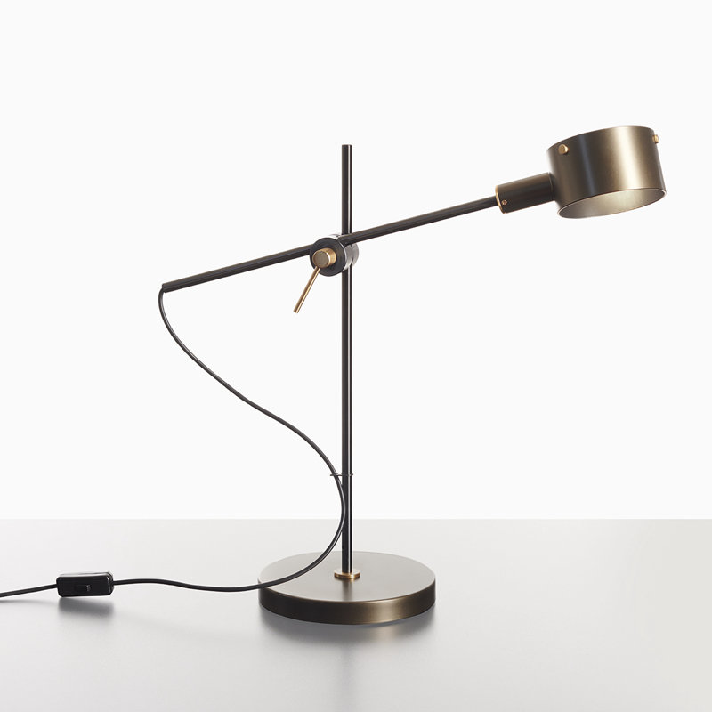 G.O. Desk Table Lamp, Anodic Bronze