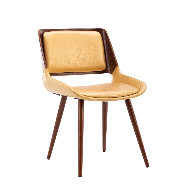 Chaise de salle à manger Ayrton, Jaune