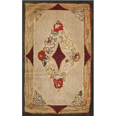 Hand Knotted Wool Geometric Area Rug