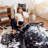 Bullis Black Salt and Pepper Cowhide Rug – Genuine Leather Area Rug’, Perfect for Rustic or Modern Décor-1018904029