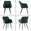 45.5cm H Velvet Upholstered Metal Armchair-1245451904