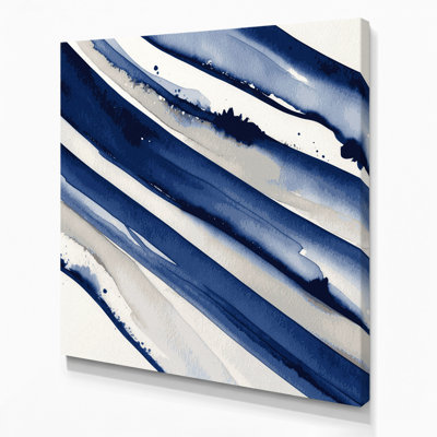 Toile horizontale rayée gris clair sur toile