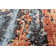 Tapis bleu en laine Power Loom