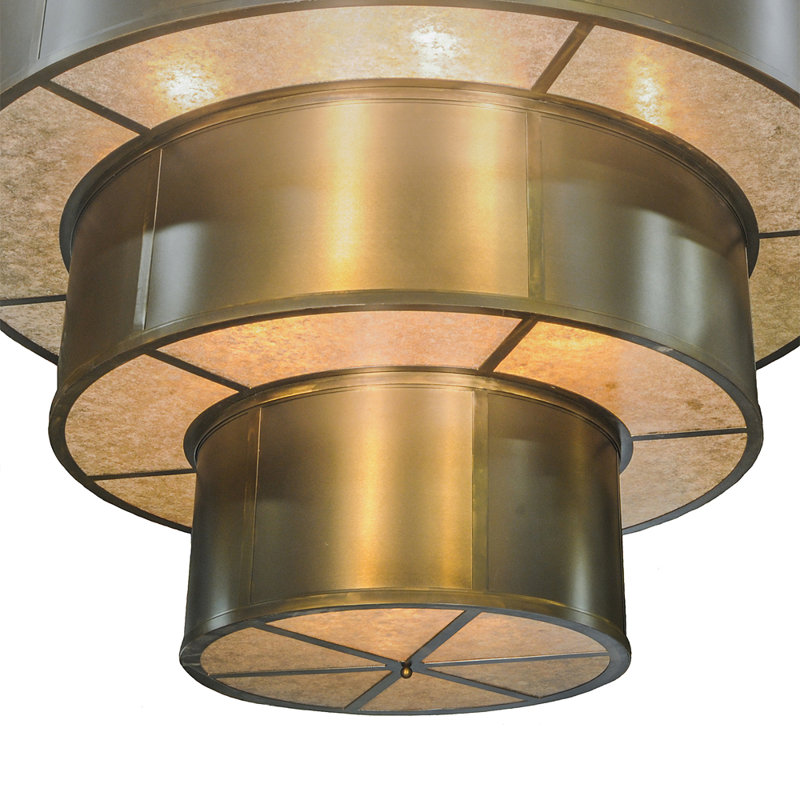 Luminaire suspendu unique à niveaux 28 lumières Jayne