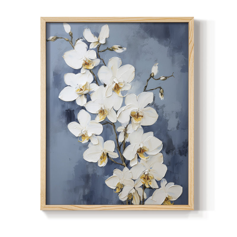 Reproduction encadrée FLORAL Series CLxx III - bois massif, H 30 po x l 24 po