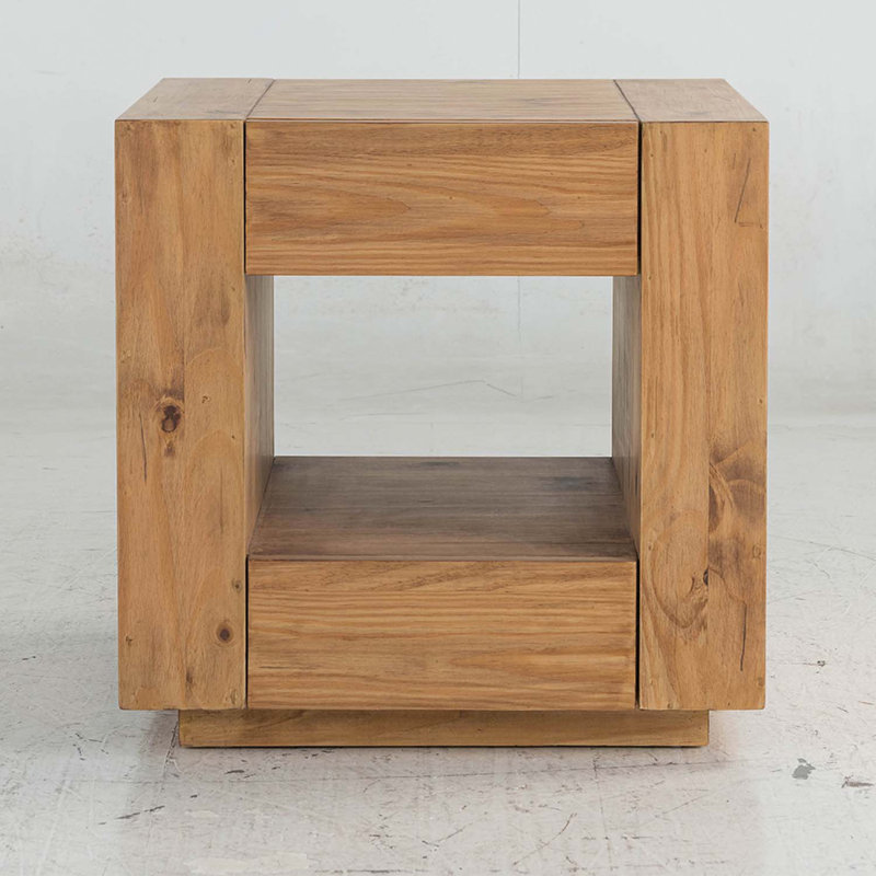 Harlan End Table, Brown Finish