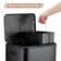 Poubelle rectangulaire double en acier inoxydable avec couvercle