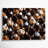Desserts Mousse Black Canvas Wall Art