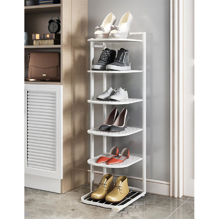 Rebrilliant 6 Pair Shoe Rack