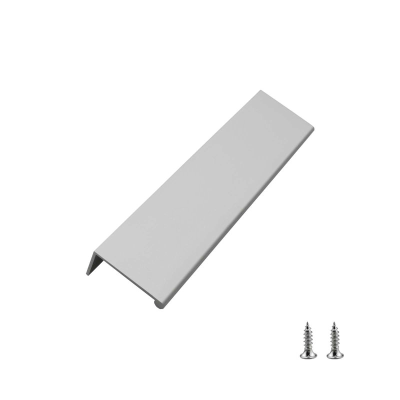 Poignée de doigt 5 po Spectrum, Argent satiné