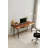 Live Edge Desk with Hairpin Legs and South American Walnut, Live Edge Desk with Keyboard Tray-90383504