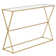 Sabrina 45'' Glass Top Console Table
