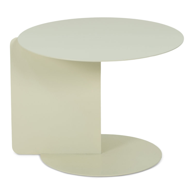 Jackson-Thomas Floor Shelf End Table, Cream