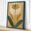 Golden Lotus Moon Botanical - Wrapped Canvas-1093094821-1093094830
