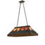 36" Long Tall Pines Oblong Pendant