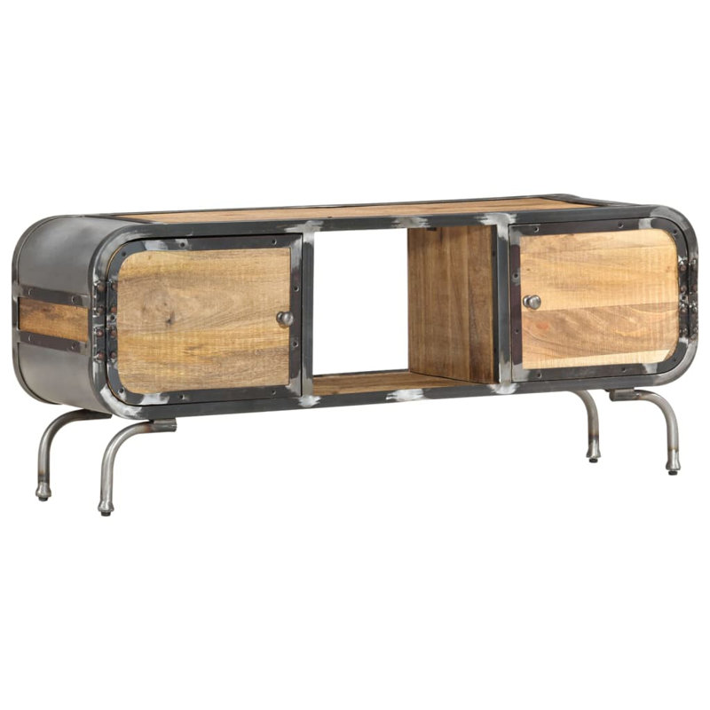 Alderton Solid Wood TV Stand, Natural