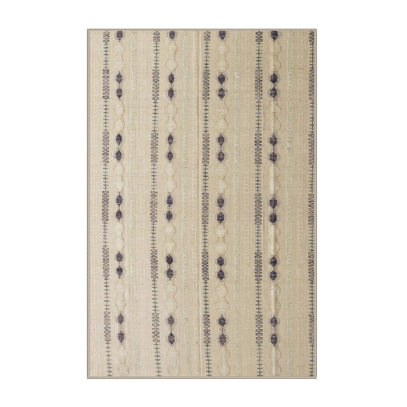 Tapis abstrait moderne 4919, Rectangle de 5 pi x 8 pi