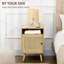 39cm W Engineered Wood Bedside Table