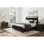 3 Drawer Nightstand In Black, Peppercorn Finish, Solid Wood & , 28"w X 17"d 26"h With Access, + 17" D 26" H 28" W, Black