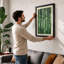 Bamboo Stand Japandi - Framed Print-813016588-813016589