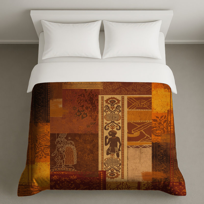 Ethnic Patchwork Art Duvet Covers, King