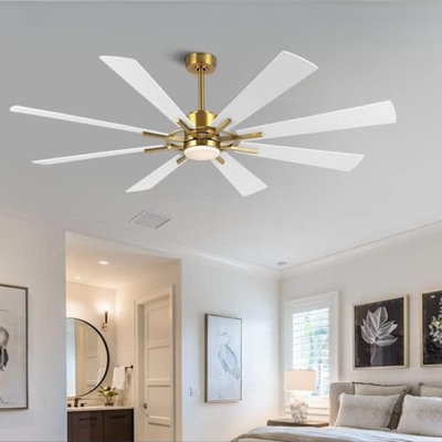 Delontae 60'' Ceiling Fan with LED Lights