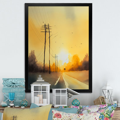" Countryroad During Golden Hour IV "