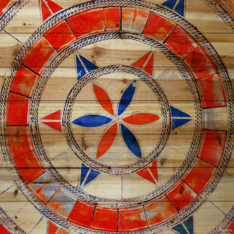 Cabochons by Parvez Taj - No Frame Painting on Wood, 61cm H x 61cm W