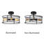 Luminaire suspendu tambour simple 4 lumières