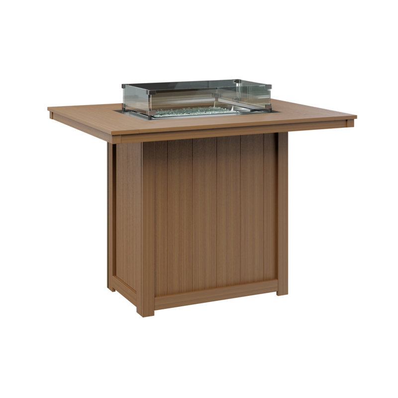 Foyer de table rectangulaire 54 po Berlin Gardens Donoma, Teck naturel