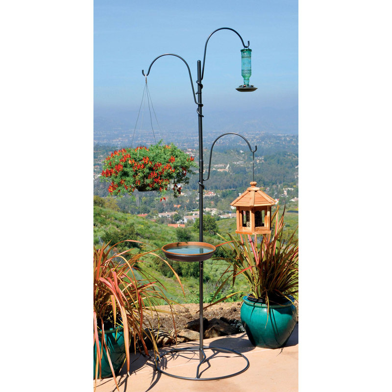 Yard Butler, Yard Tree Adjustable Freestanding Bird Feeding Station and Patio Base