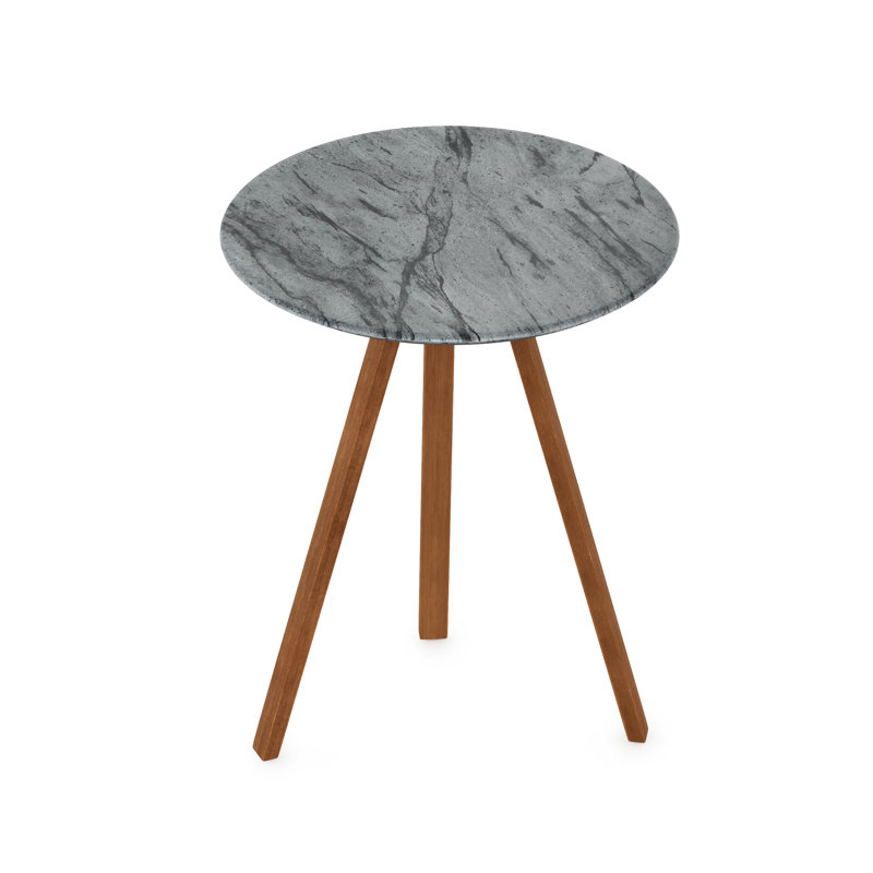 Round Outdoor Bistro Table - 60 cm W 60 cm D, Tripula