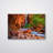 Virgin River, Zion National Park Print - Utah Canyon Landscape Wall Art - Scenic River Nature Canvas Poster - Zion National Park Adventure Artwork - Travel Outdoor Decor - Rustic Southwest Wall Hanging - Modern Home Decoration Art Print-1328893807