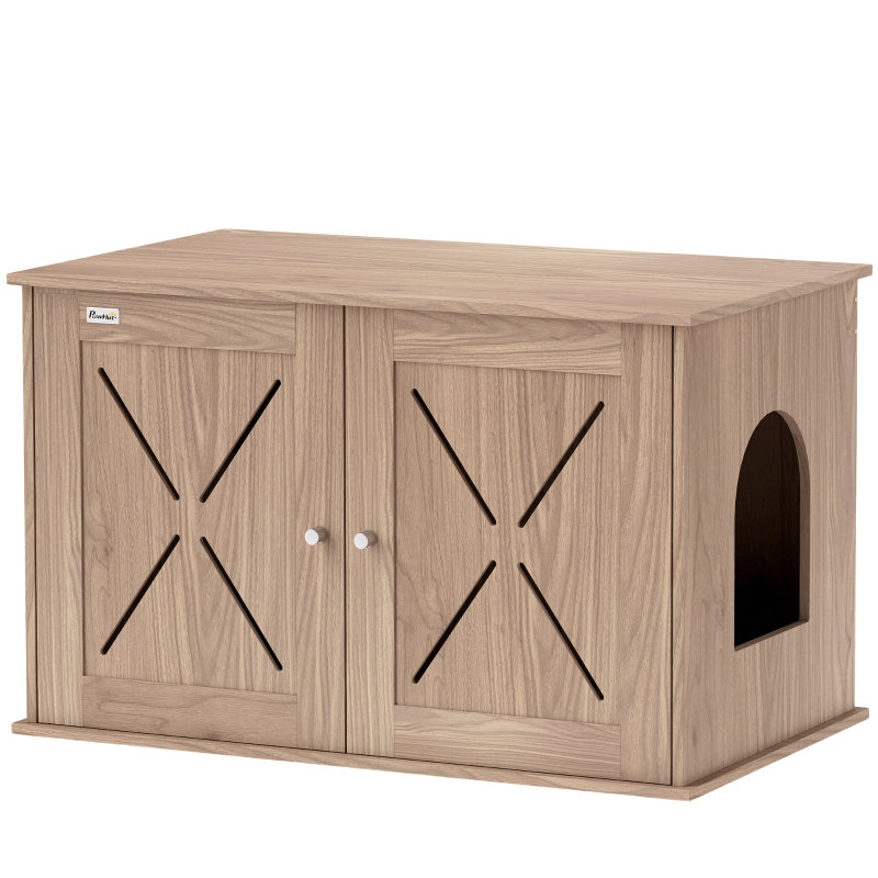 Enclosed Litter Box with Scoop